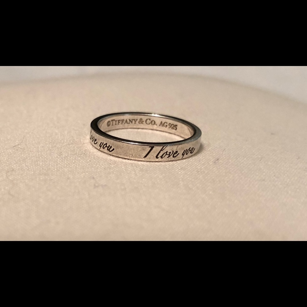 Tiffany & Co. “I love you” ring